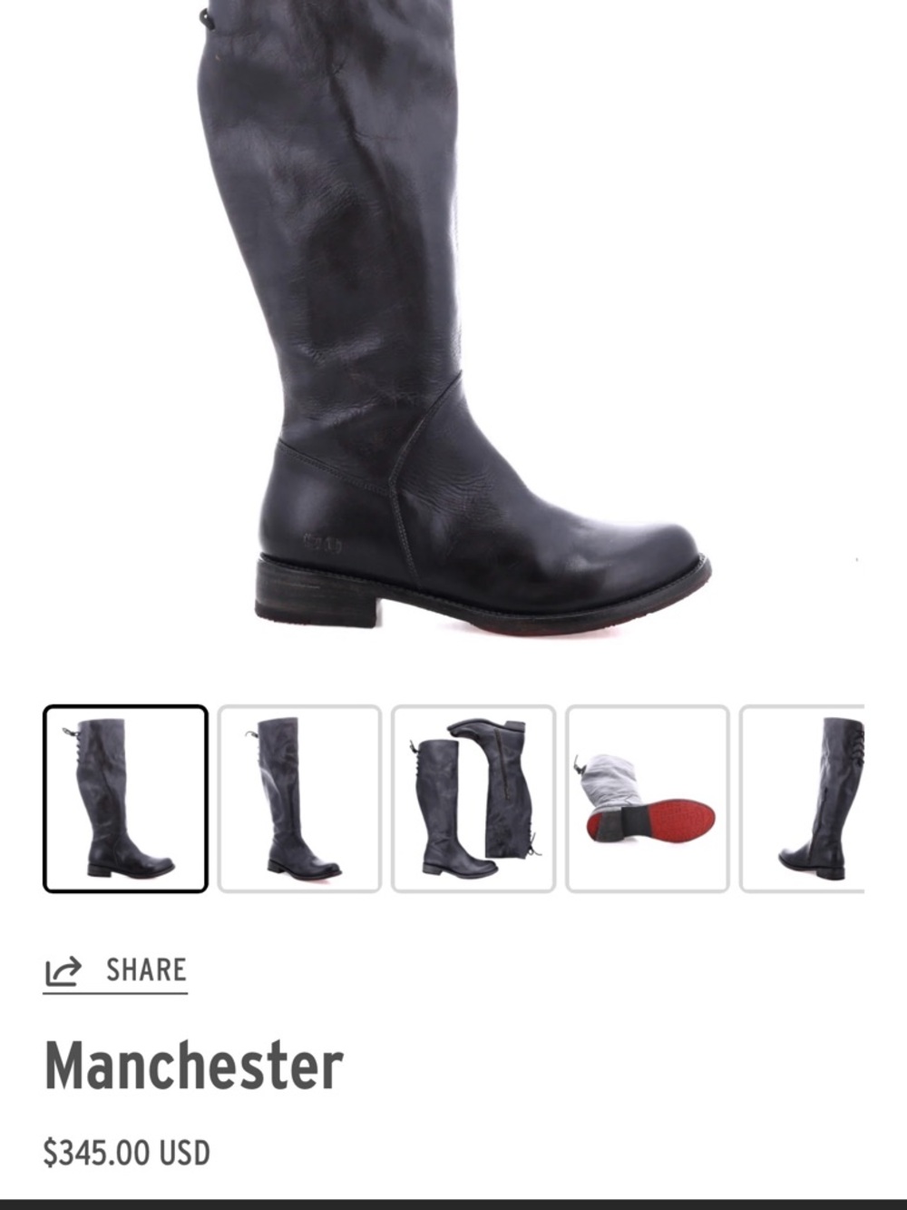 Tall Leather Boots - Picture 2 of 13